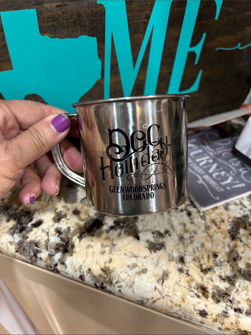 Glenwood Springs Stainless Steel Camp Mug - Silver